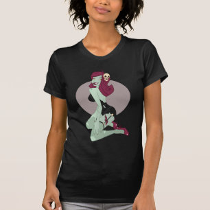 かわいいゾンビPinの女の子 Tシャツ