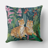 かわいいタイガージャングル新生児シャワー クッション (裏面)