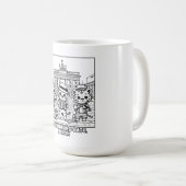かわいいタイガースアットブランデンバーグゲートベルリン コーヒーマグカップ (正面右)