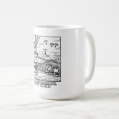 かわいいタイガースat Christ the Redeemer, Rio コーヒーマグカップ (正面右)