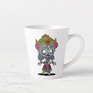かわいいタイゾンビ カフェラテマグ