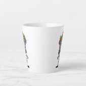 かわいいタイゾンビ カフェラテマグ (正面)