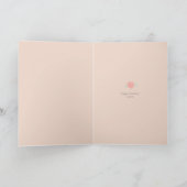 かわいいタイプライターと花 最高の姉 カード (内部)