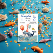 かわいいタイムボーイ誕生日 招待状