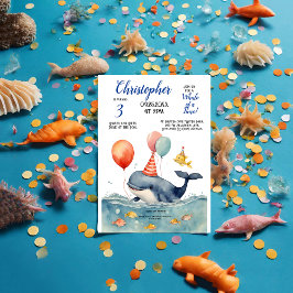 かわいいタイムボーイ誕生日 招待状