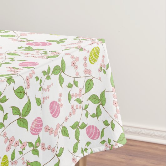 かわいいタイルのイースターの卵のパターン テーブルクロス (インサイチュ)