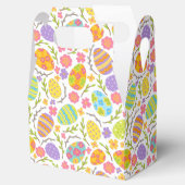 かわいいタイルのイースターの卵のパターン フェイバーボックス (オープン)