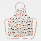 かわいいタイルのイースターバニーズホリデー エプロン (正面)