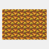 かわいいタイル模様 ラッピングペーパーシート (正面2)