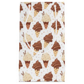 かわいいタイル状アイスクリームパーティー スモールペーパーバッグ (正面)