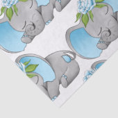 かわいいタイル男の赤ちゃんの象パーティー組織 薄葉紙 (詳細)