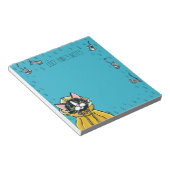 かわいいタキシード猫と雨のネズミ ノートパッド (アングル)