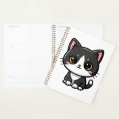 かわいいタキシード猫のかわいいキャラクタースタイル プランナー手帳 (ディスプレー)