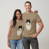 かわいいタキシード猫のグル Tシャツ (ユニセックス)