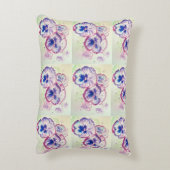 かわいいタキシード猫の誕生日パーティー子供招待状 アクセントクッション (裏面(縦))