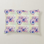 かわいいタキシード猫の誕生日パーティー子供招待状 アクセントクッション (裏面)