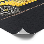 かわいいタクシーのタクシー ポスター (角)