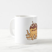 かわいいタコのたこ焼きスナック コーヒーマグカップ (正面左)