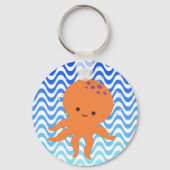 かわいいタコのキャラクター キーホルダー (裏面)