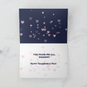 かわいいタコのバレンタインカード シーズンカード (内部)