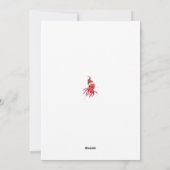 かわいいタコの海とあいさつサンタハット シーズンカード (裏面)