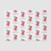 かわいいタコの海とあいさつミストレ 薄葉紙 (正面)