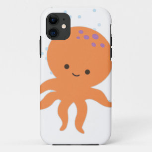 かわいいタコの漫画 iPhone 11 ケース