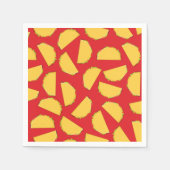 かわいいタコキッズ1st誕生日パーティーメキシコ料理 スタンダードカクテルナプキン (正面)