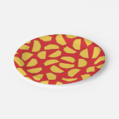 かわいいタコキッズ1st誕生日パーティーメキシコ料理 ペーパープレート (アングル)