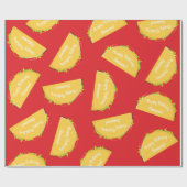 かわいいタコキッズ1st誕生日パーティーメキシコ料理 ラッピングペーパー (フラット)