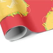 かわいいタコキッズ1st誕生日パーティーメキシコ料理 ラッピングペーパー (ロールコーナー)