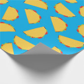 かわいいタコキッズ1st誕生日パーティーメキシコ料理 ラッピングペーパー (角)