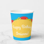 かわいいタコキッズ1st誕生日パーティーメキシコ 紙コップ (左)