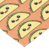 かわいいタコスのキャラクター テーブルクロス (アングル)