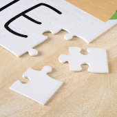 かわいいタコスの一続き ジグソーパズル (側面)