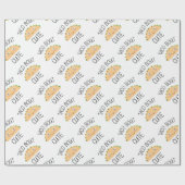 かわいいタコスの一続き ラッピングペーパー (フラット)