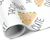 かわいいタコスの一続き ラッピングペーパー (ロールコーナー)