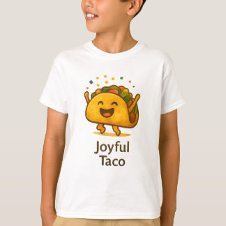 かわいいタコスフィエスタの子供用誕生日Tシャツ Tシャツ