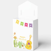 かわいいタコス'Cactusライムギターベイビーシャワー フェイバーボックス (見開き)