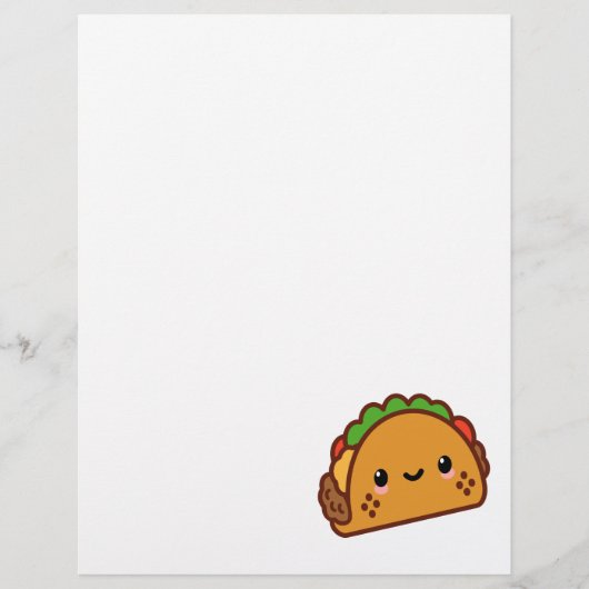 かわいいタコフェイス チラシ (正面)