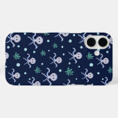かわいいタコ模様 Case-Mate iPhoneケース (裏面 (横))