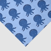 かわいいタコ漫画オールド紙プリント 薄葉紙 (詳細)