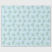 かわいいタコ赤ちゃんシャワーかわいい ラッピングペーパー (フラット)