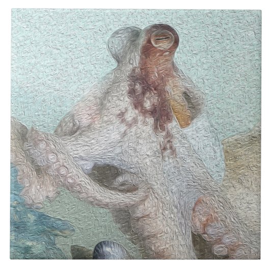 かわいいタコ タイル (正面)