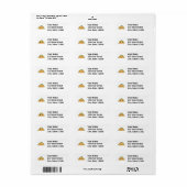 かわいいタコ ラベル (フルシート)