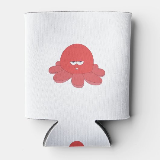 かわいいタコ 缶クーラー (正面)