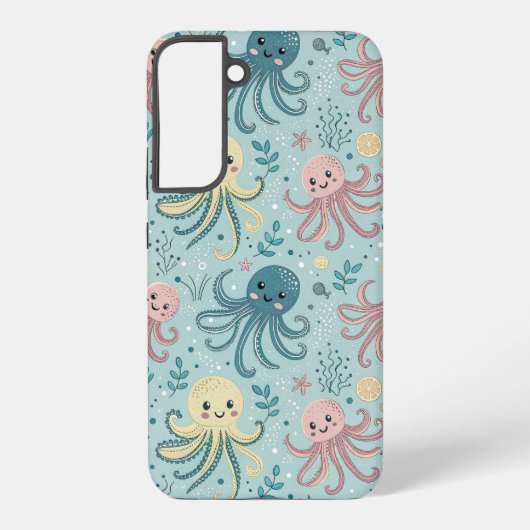 かわいいタコ SAMSUNG GALAXYケース (裏面)