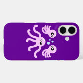 かわいいタコiPhoneケース Case-Mate iPhoneケース (裏面 (横))
