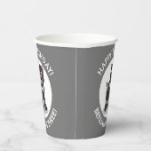 かわいいタスマニアデビル 誕生日 カスタムアニメ 紙コップ (右)