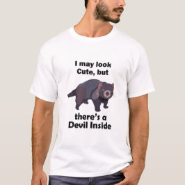 かわいいタスマニアンデビル Tシャツ